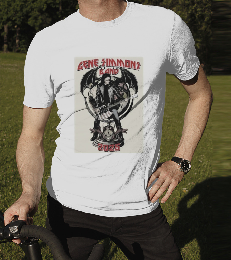 Gene Simmons Band 2025 Spring Shows Featuring Iconic Imagery T-Shirt