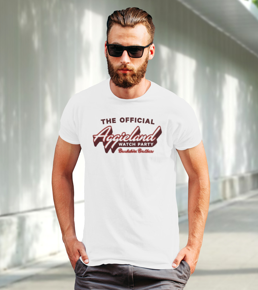 The Official Aggieland Watch Party Brookshire Brothers T-Shirt