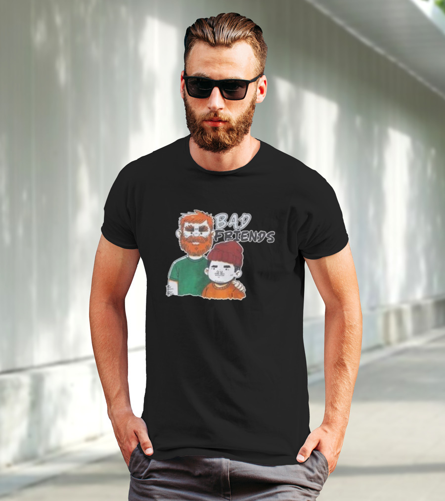 Bad Friends Illustrated Duo Sketch T-Shirt