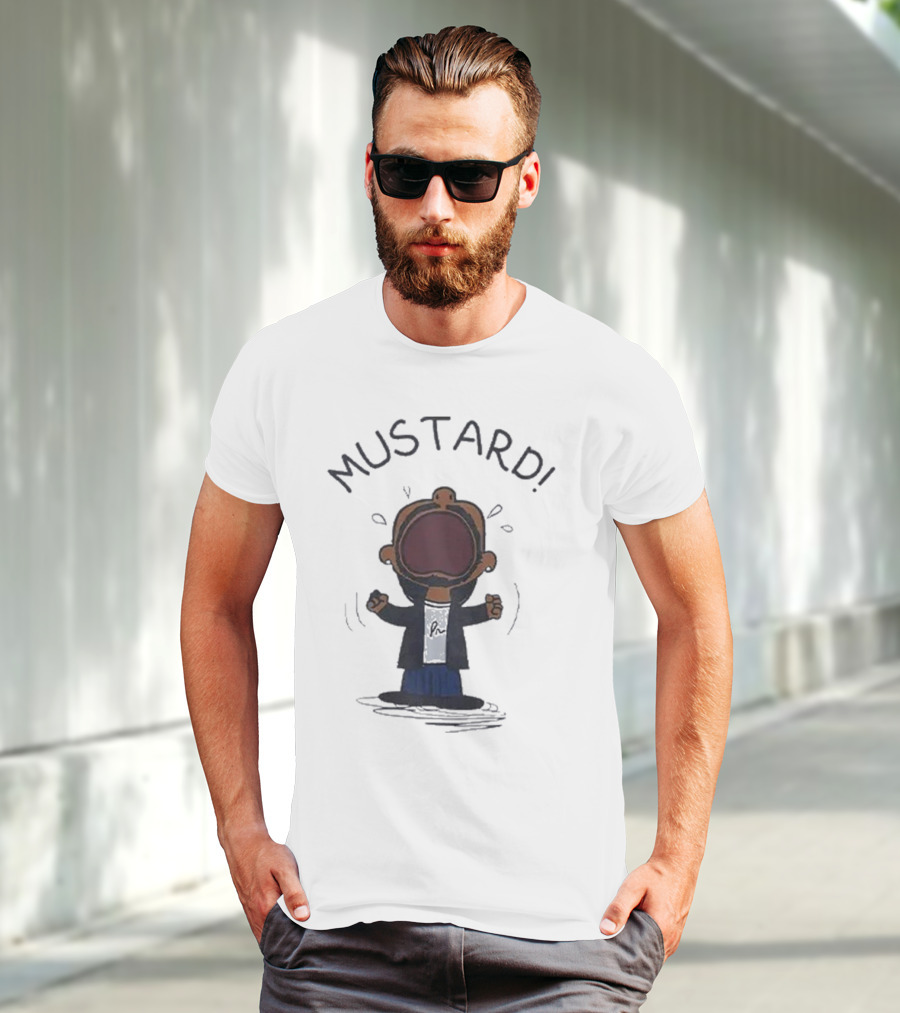 Kendrick Lamar MUSTARD Peanuts Meme T-Shirt