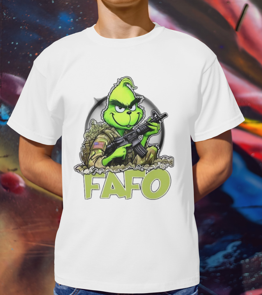 Grinch Fafo Military Christmas Special Edition T-Shirt