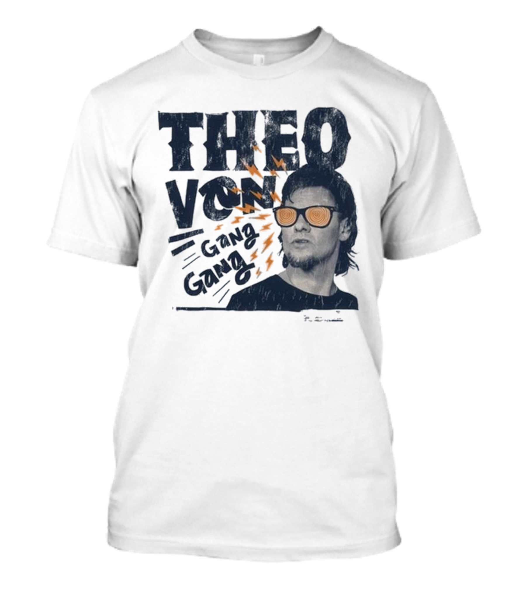 Theo Von Gang Gang Hypno Ivory Sunglasses T-Shirt
