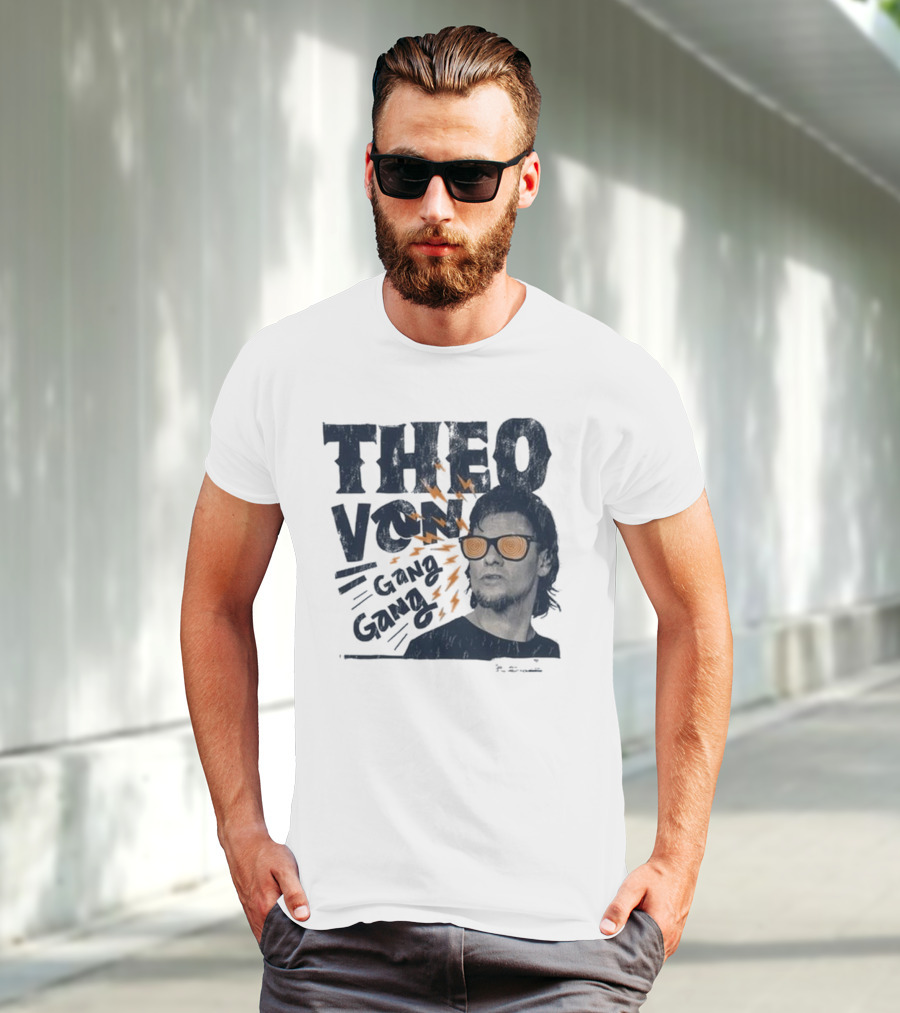 Theo Von Gang Gang Hypno Ivory Sunglasses T-Shirt