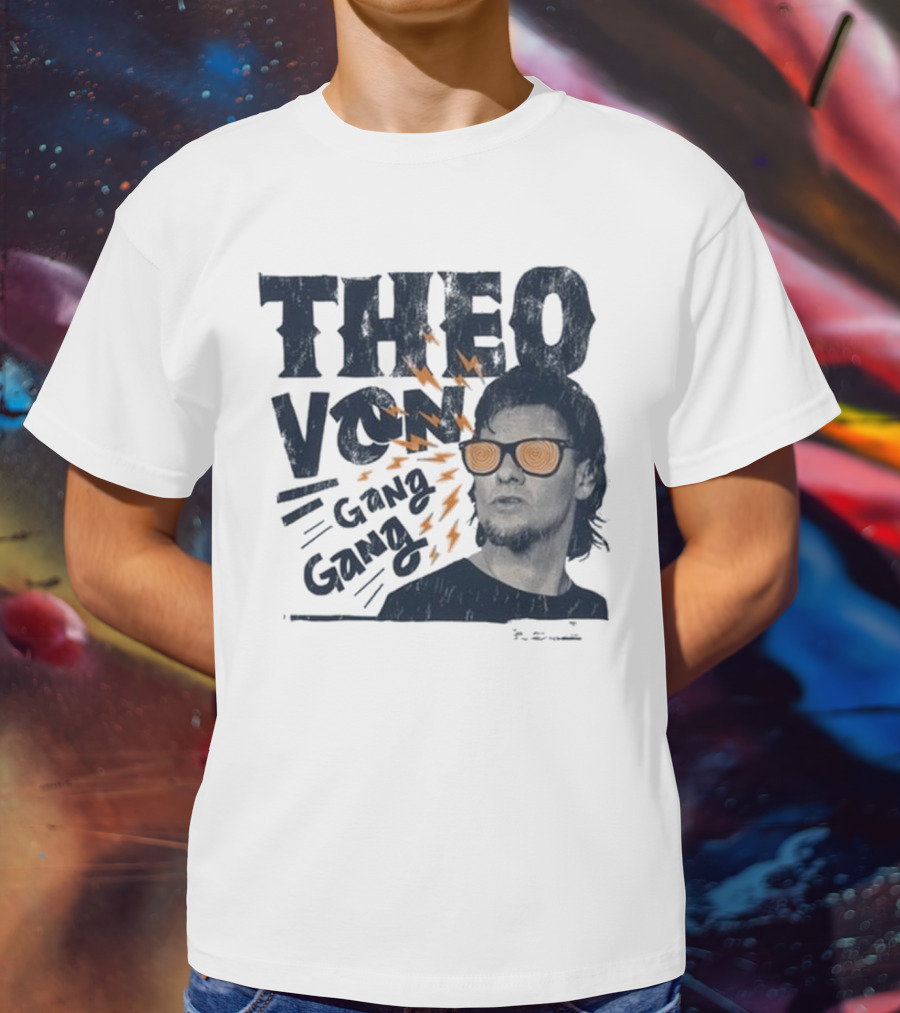 Theo Von Gang Gang Hypno Ivory Sunglasses T-Shirt