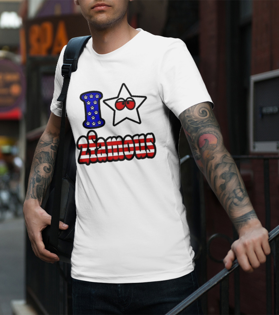 2Famous I Love Star USA 2Famous T-Shirt