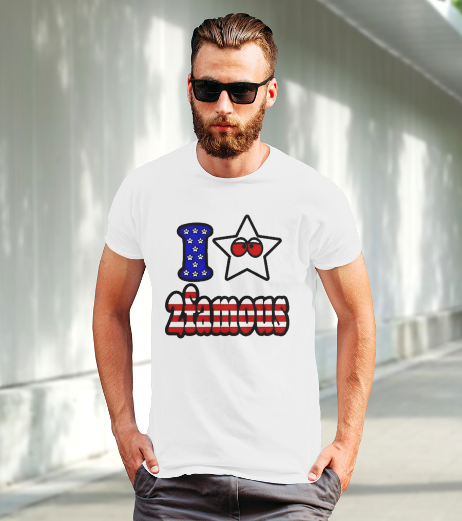 2Famous I Love Star USA 2Famous T-Shirt