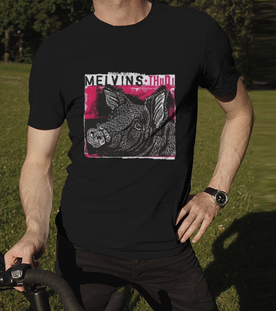 Melvins Thud Black Pig T-Shirt