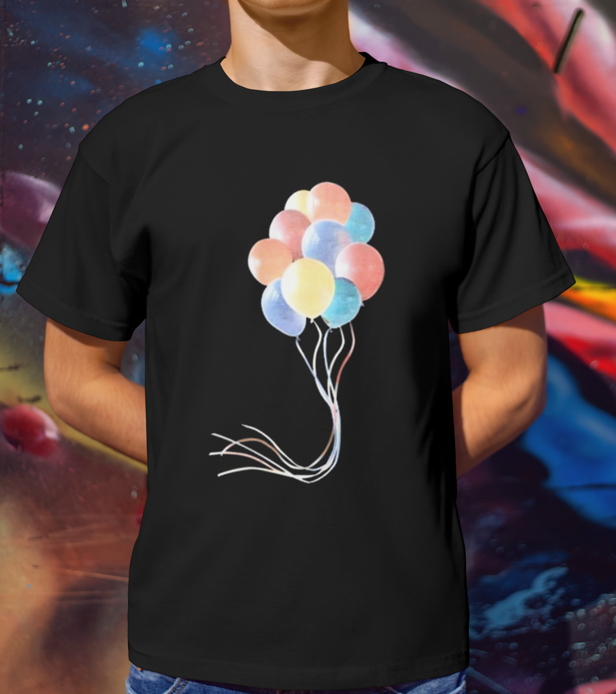 Pleasing X JW Anderson Multicolored Bunch Of Balloons Collection T-Shirt