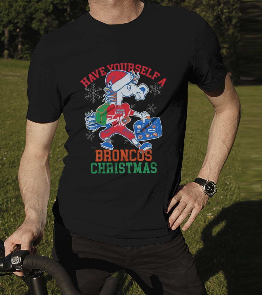 Have Yourself A Boise State Broncos Christmas T-Shirt