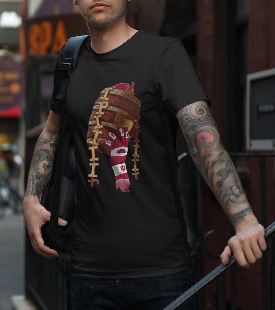 Indiana Hoosiers Old Oaken Bucket Victory Symbol Crimson T-Shirt