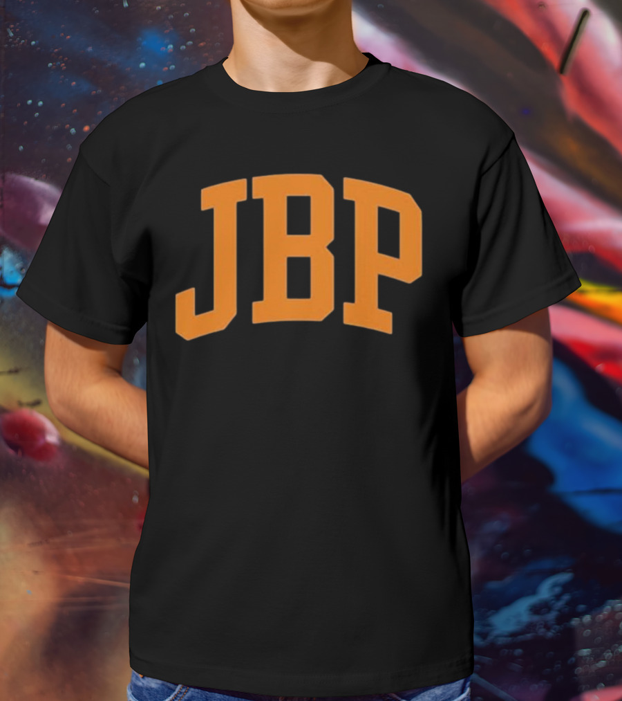 JBP Cobalt Orange Block Letters T-Shirt