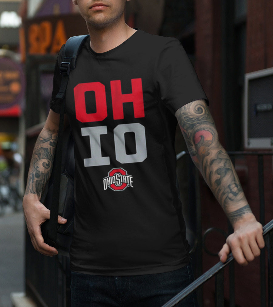 Ohio State OH-IO Slogan With Ohio State University T-Shirt