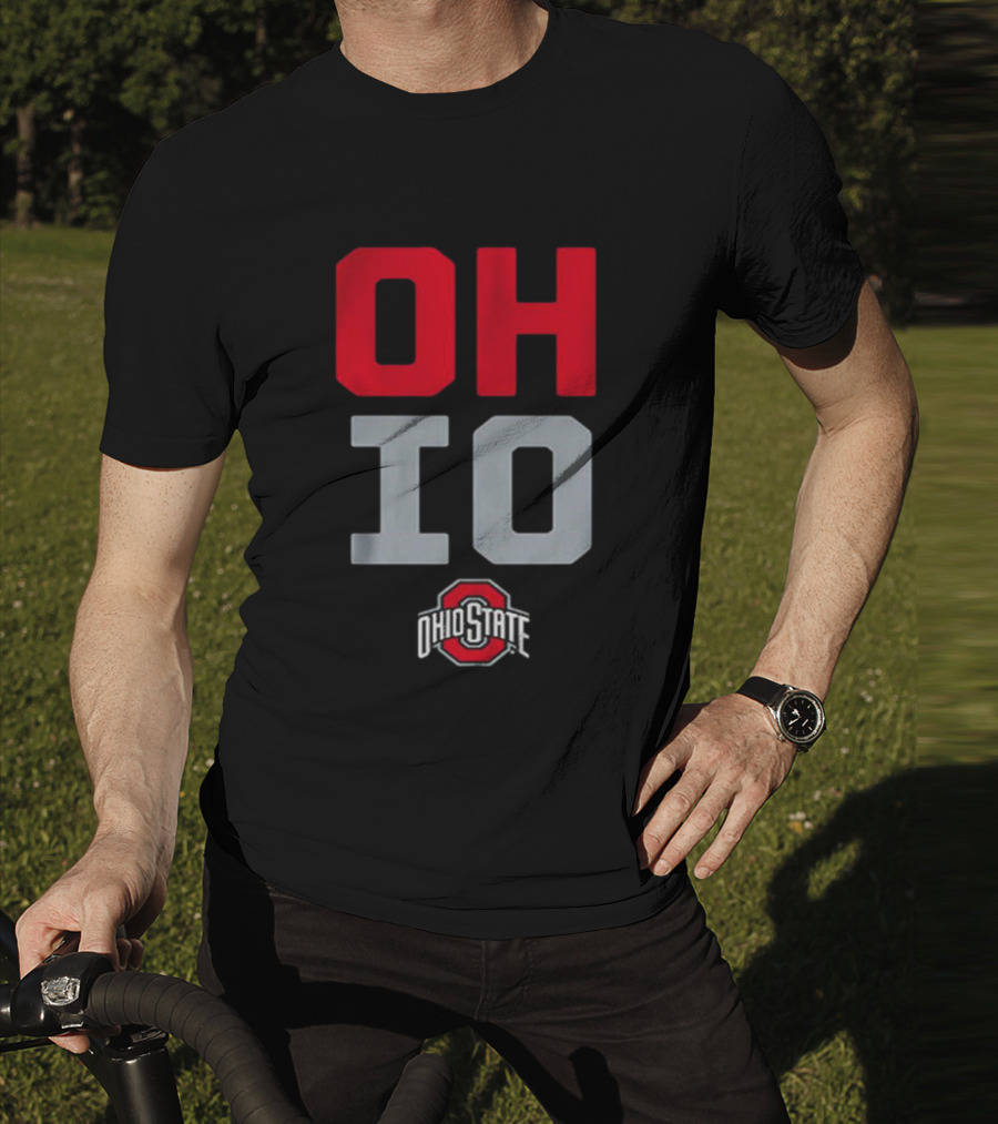 Ohio State OH-IO Slogan With Ohio State University T-Shirt