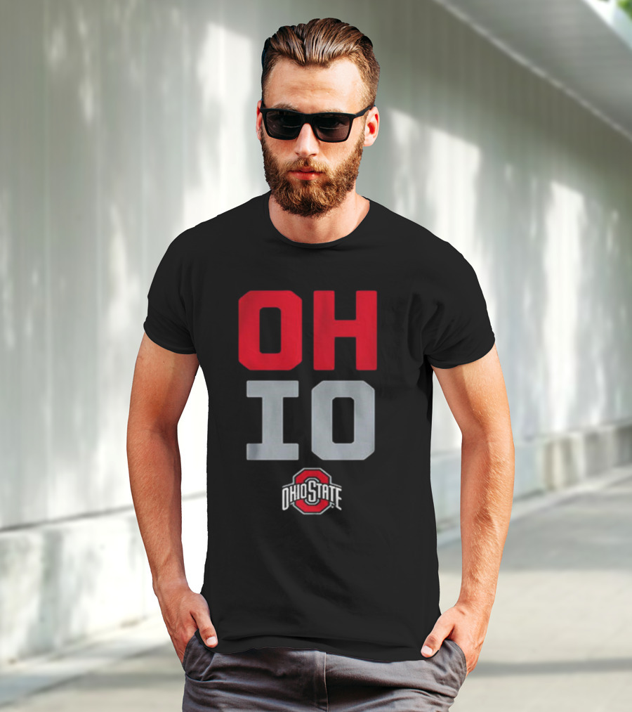 Ohio State OH-IO Slogan With Ohio State University T-Shirt