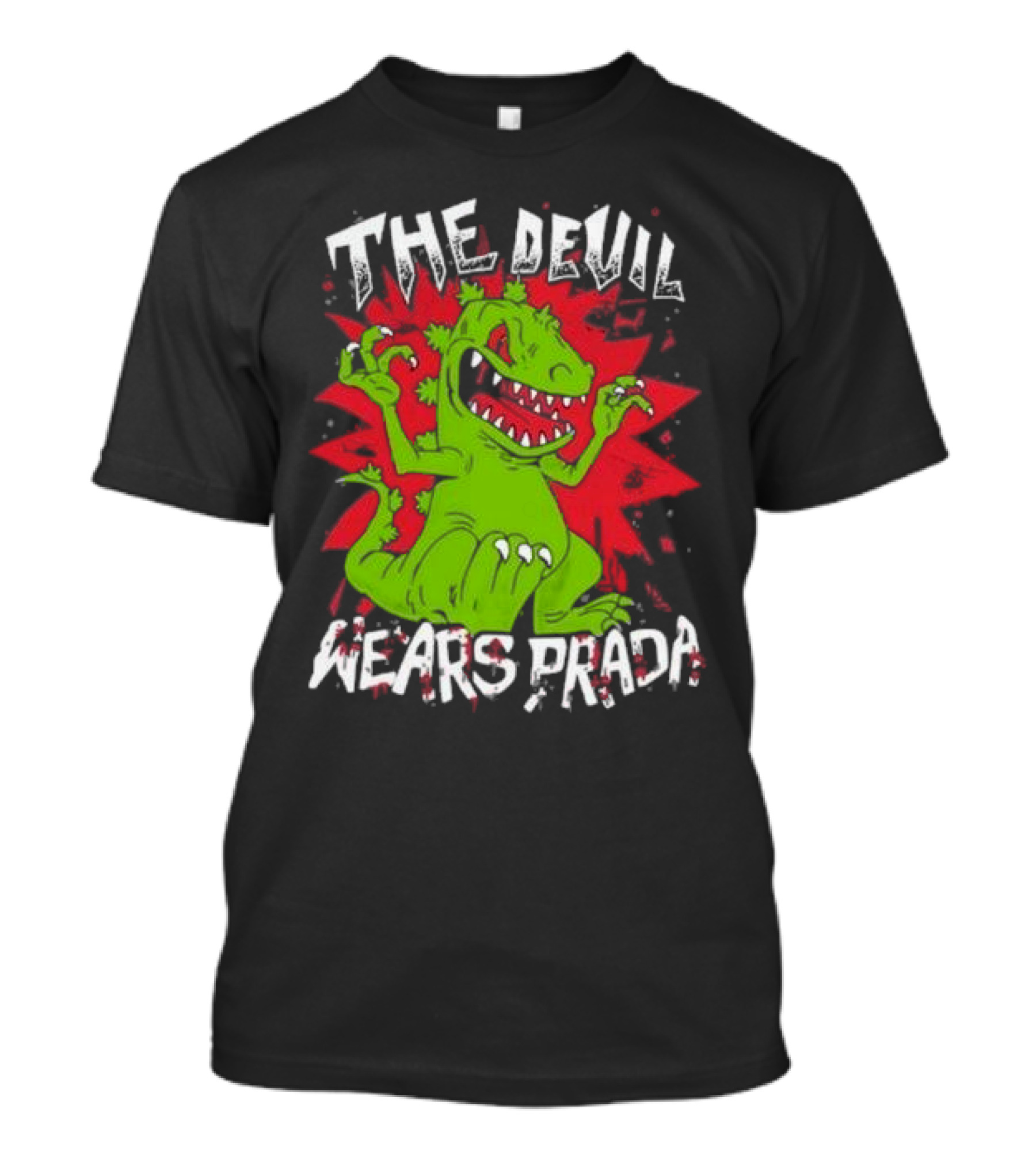 The Devil Wears Prada Reptar Rugrats Crossover T-Shirt