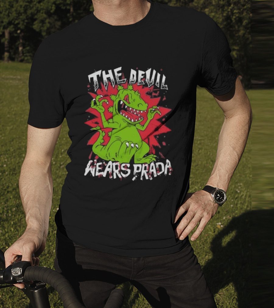 The Devil Wears Prada Reptar Rugrats Crossover T-Shirt