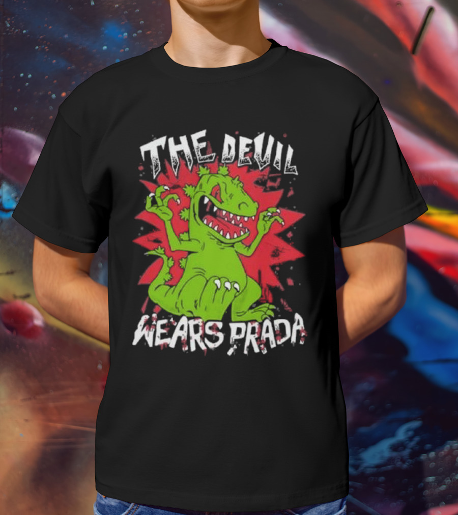 The Devil Wears Prada Reptar Rugrats Crossover T-Shirt