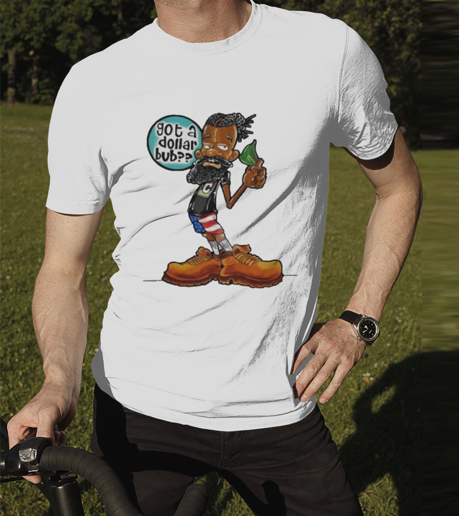 Damon Darling Got A Dollar Bub Character With Funky Style And Patriotic Colors T-Shirt