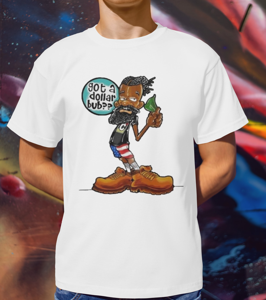 Damon Darling Got A Dollar Bub Character With Funky Style And Patriotic Colors T-Shirt