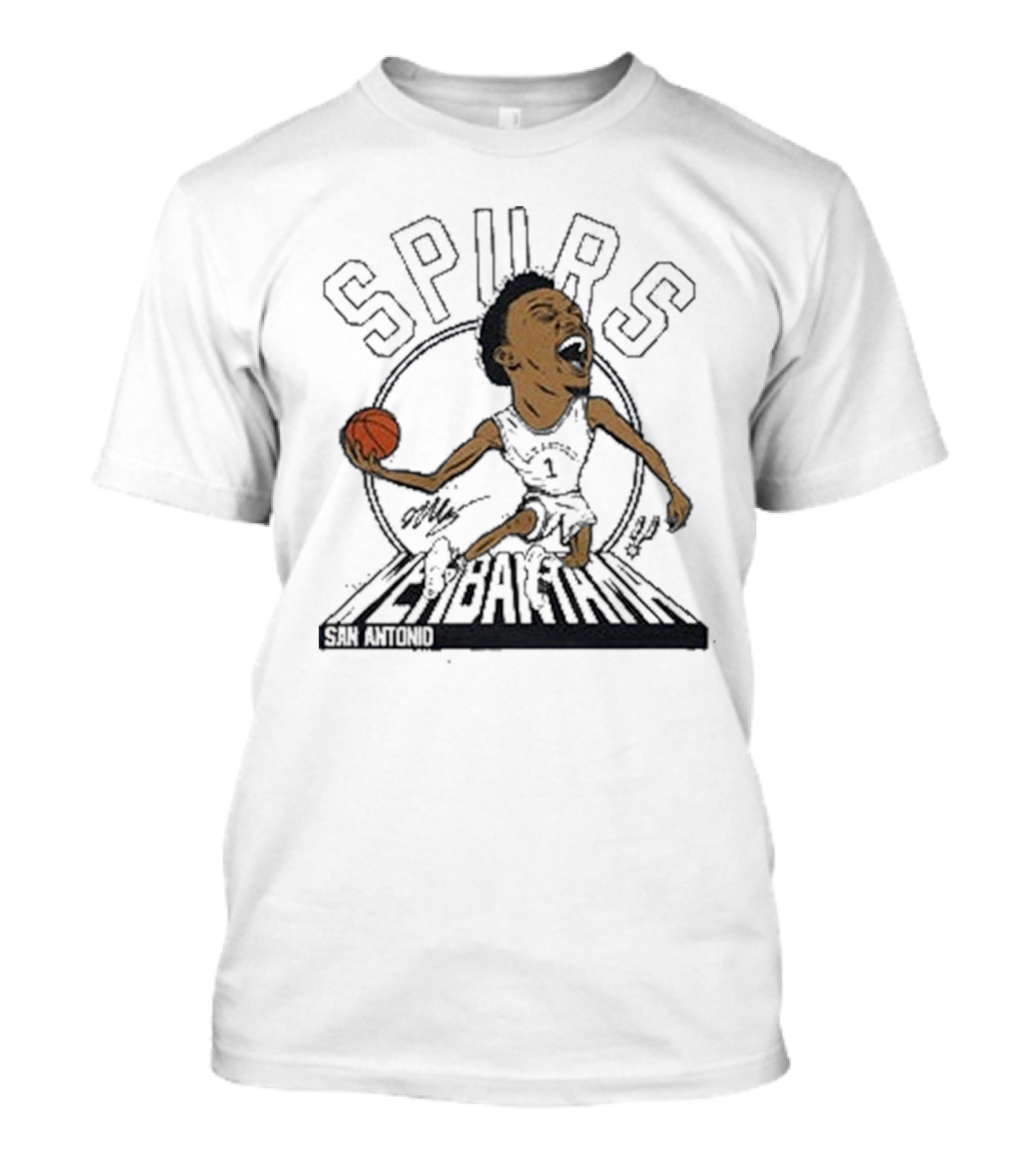 Spurs San Antonio Wembanyama Signature T-Shirt