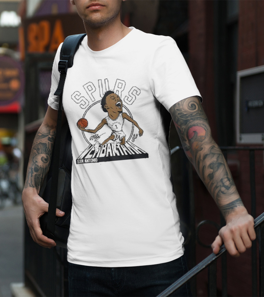 Spurs San Antonio Wembanyama Signature T-Shirt