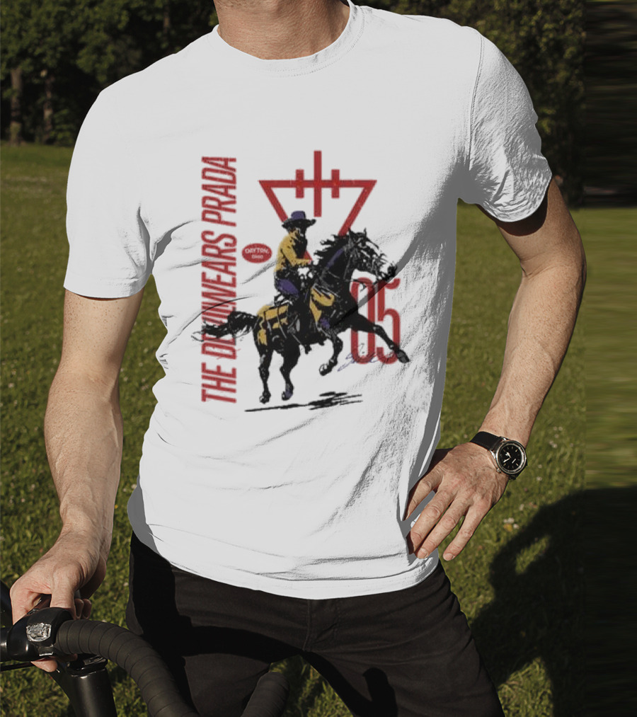 THE DEVIL WEARS PRADA DAYTON OHIO 06 COWBOY HORSE RIDER T-Shirt
