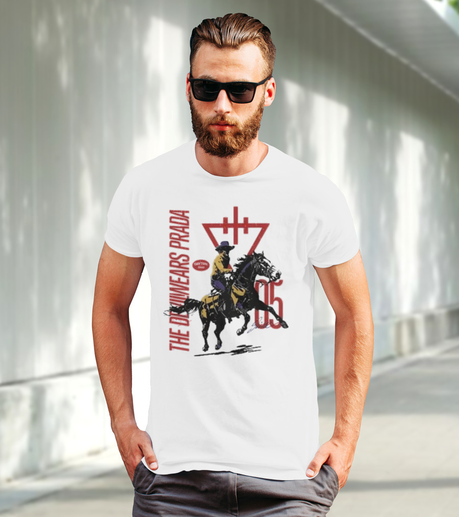 THE DEVIL WEARS PRADA DAYTON OHIO 06 COWBOY HORSE RIDER T-Shirt