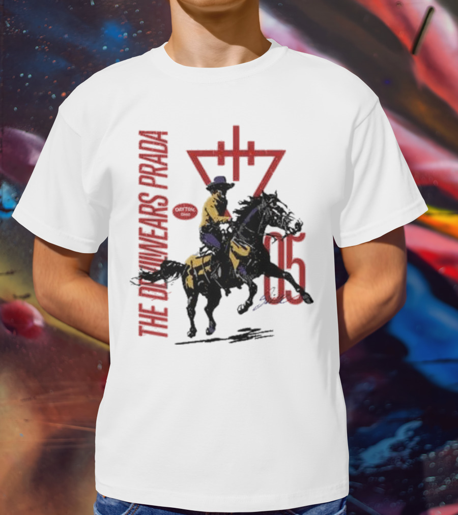 THE DEVIL WEARS PRADA DAYTON OHIO 06 COWBOY HORSE RIDER T-Shirt