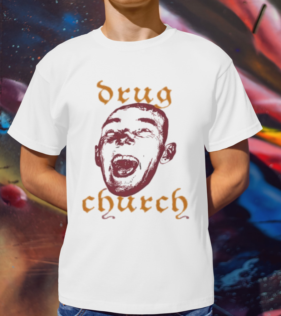 Drug Church Face Graphic T-Shirt