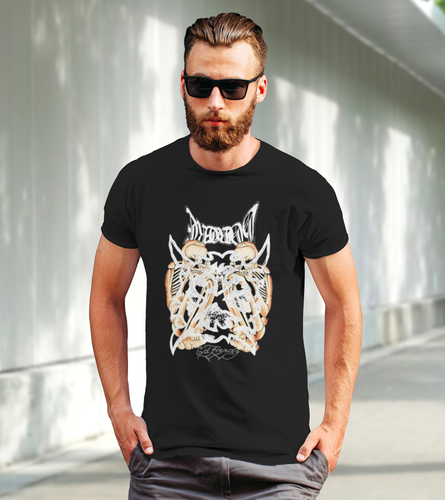 Ken Carson Ed Hardy Hardcore Skulls T-Shirt