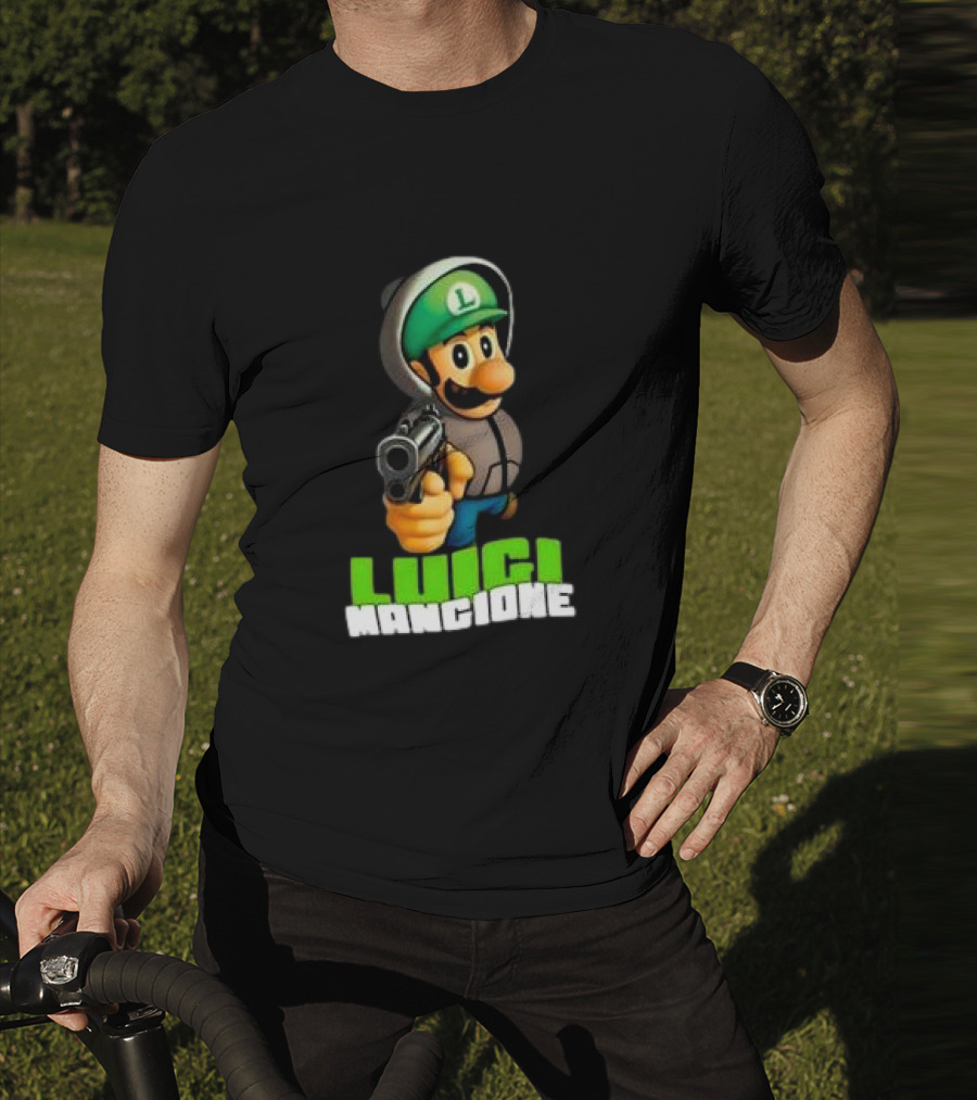Luigi Mangione Super Mario Free T-Shirt