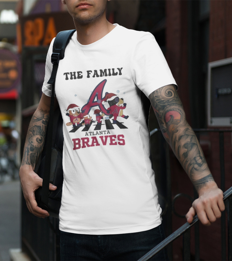 Atlanta Braves The Family Merry Christmas T-Shirt