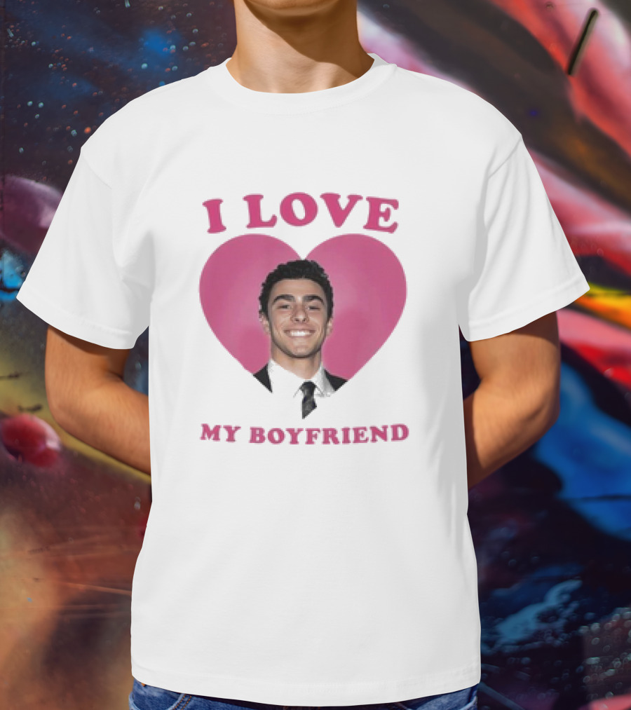 I Love My Boyfriend Luigi Mangione Heart T-Shirt