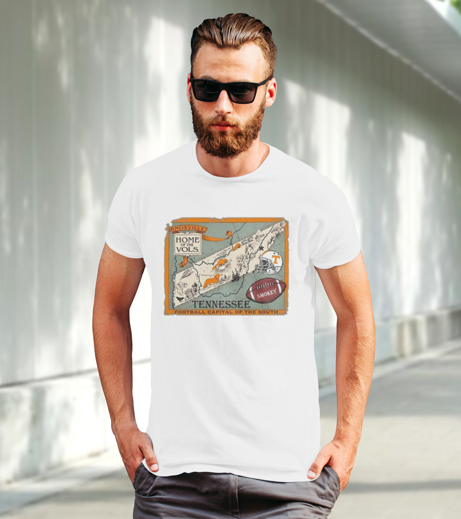 Tennessee Knoxville Home Of The Vols Football Capital Of The South Smokey T-Shirt