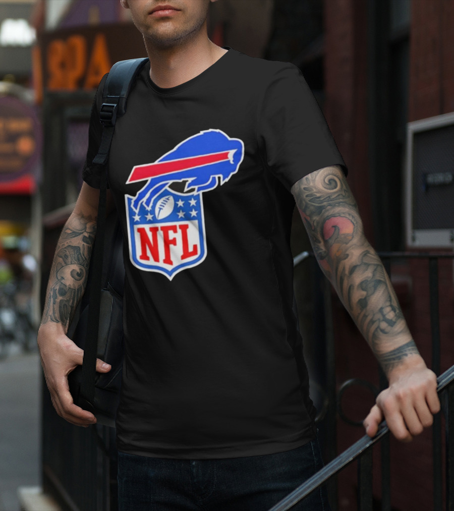 Buffalo Bills NFL Football Fusion Mark T-Shirt