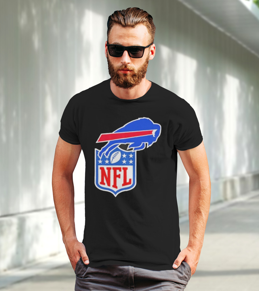 Buffalo Bills NFL Football Fusion Mark T-Shirt