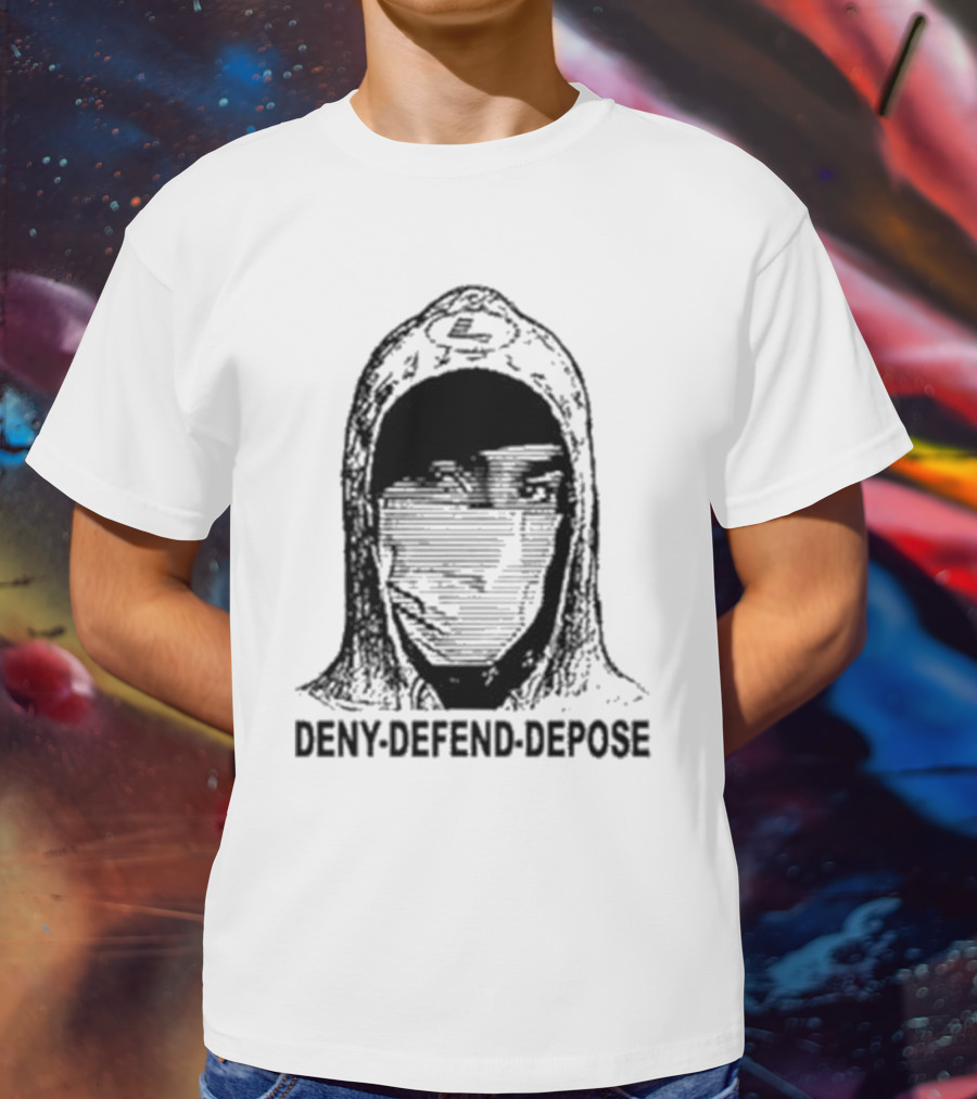Deny Defend Depose The UnaShooter Luigi Mangione T-Shirt