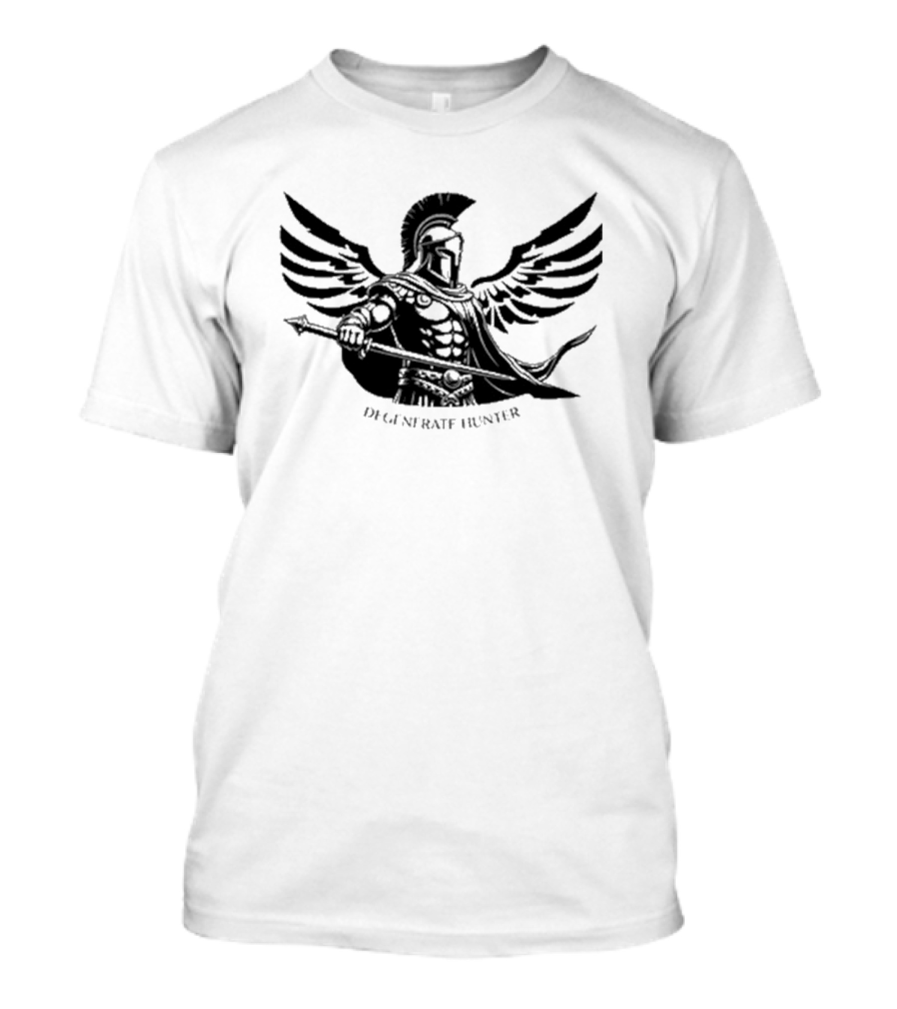 Petey B Winged Roman Gladiator Degenerate Hunter T-Shirt