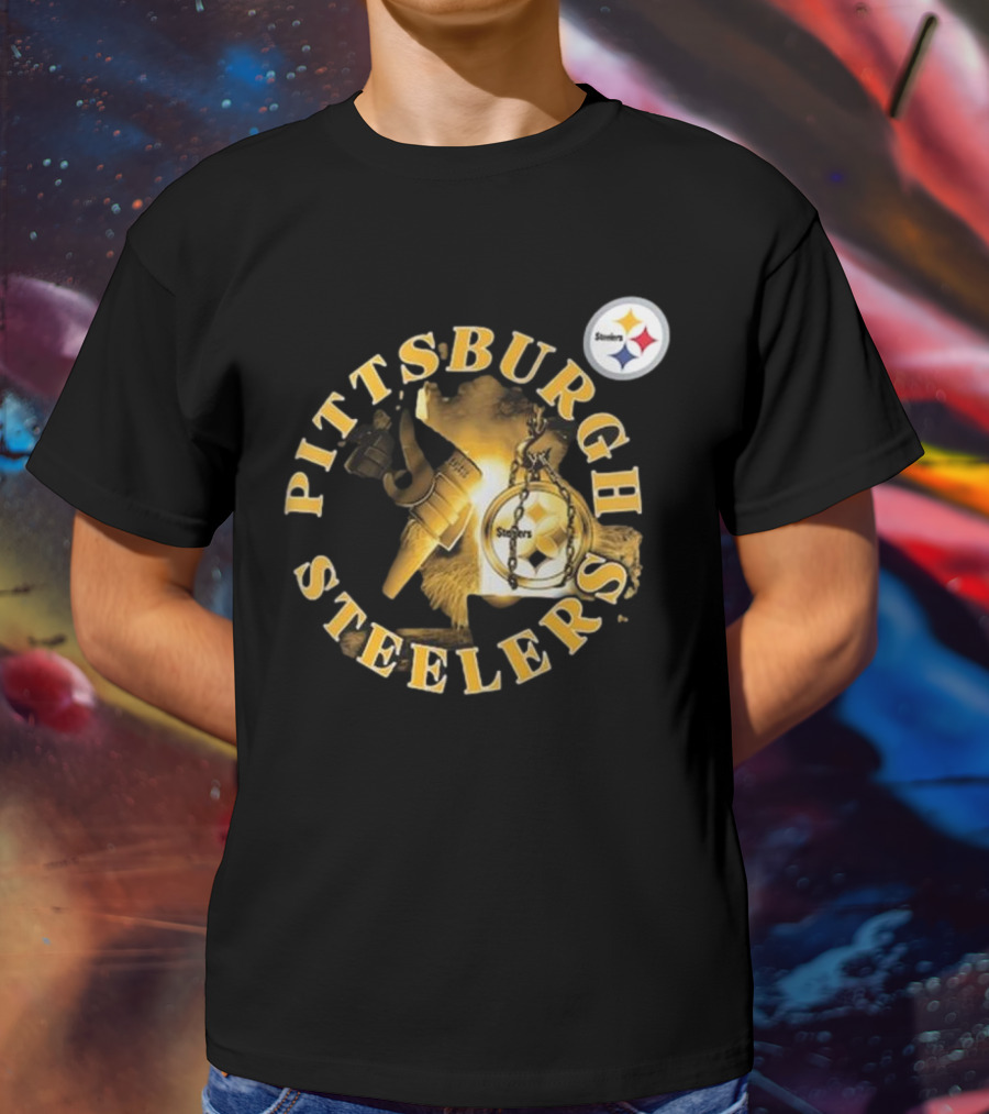 Pittsburgh Steelers Iconic Emblem Sporting Chance Tri-Blend T-Shirt