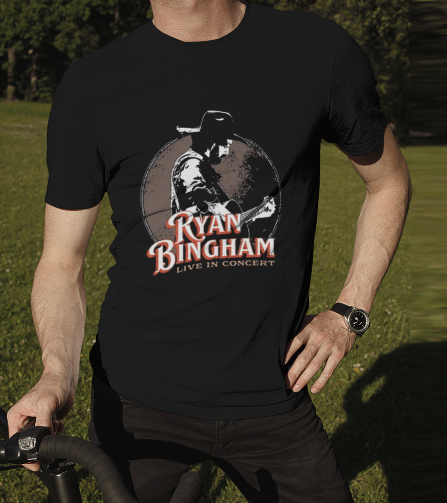 Ryan Bingham Cowboy Silhouette Live In Concert T-Shirt
