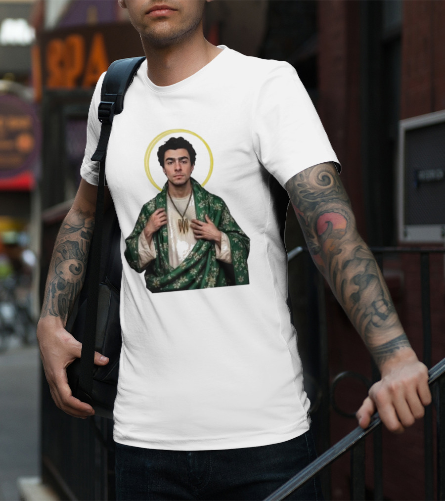 Luigi Mansion Nicola Holy Icon Green Robe T-Shirt