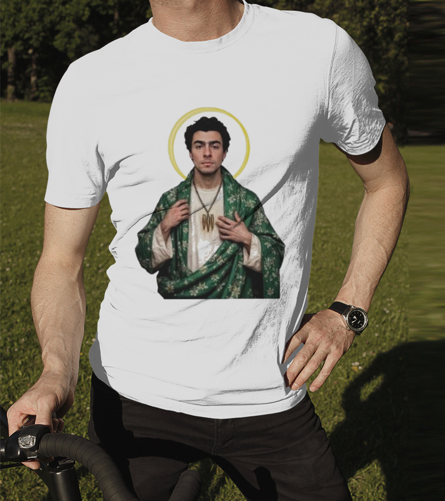 Luigi Mansion Nicola Holy Icon Green Robe T-Shirt