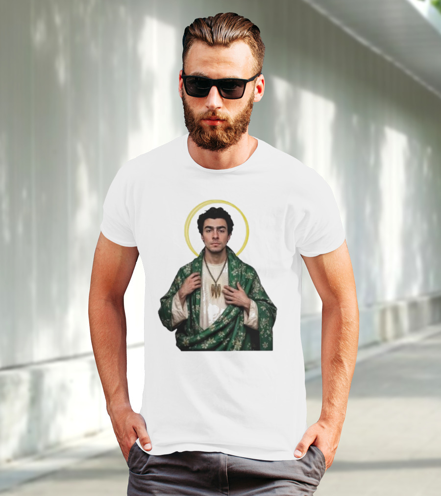 Luigi Mansion Nicola Holy Icon Green Robe T-Shirt