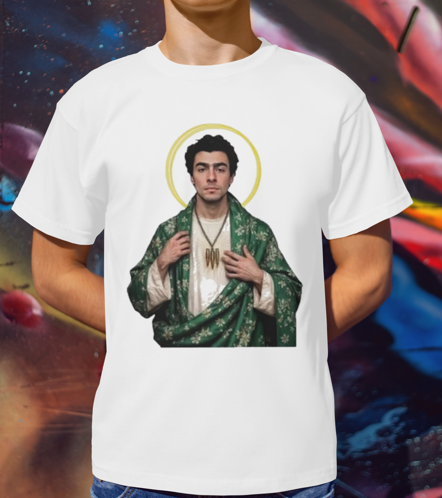 Luigi Mansion Nicola Holy Icon Green Robe T-Shirt