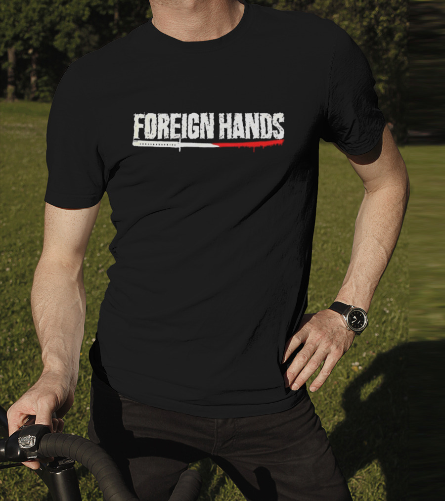 FOREIGN HANDS Bloody Knife T-Shirt