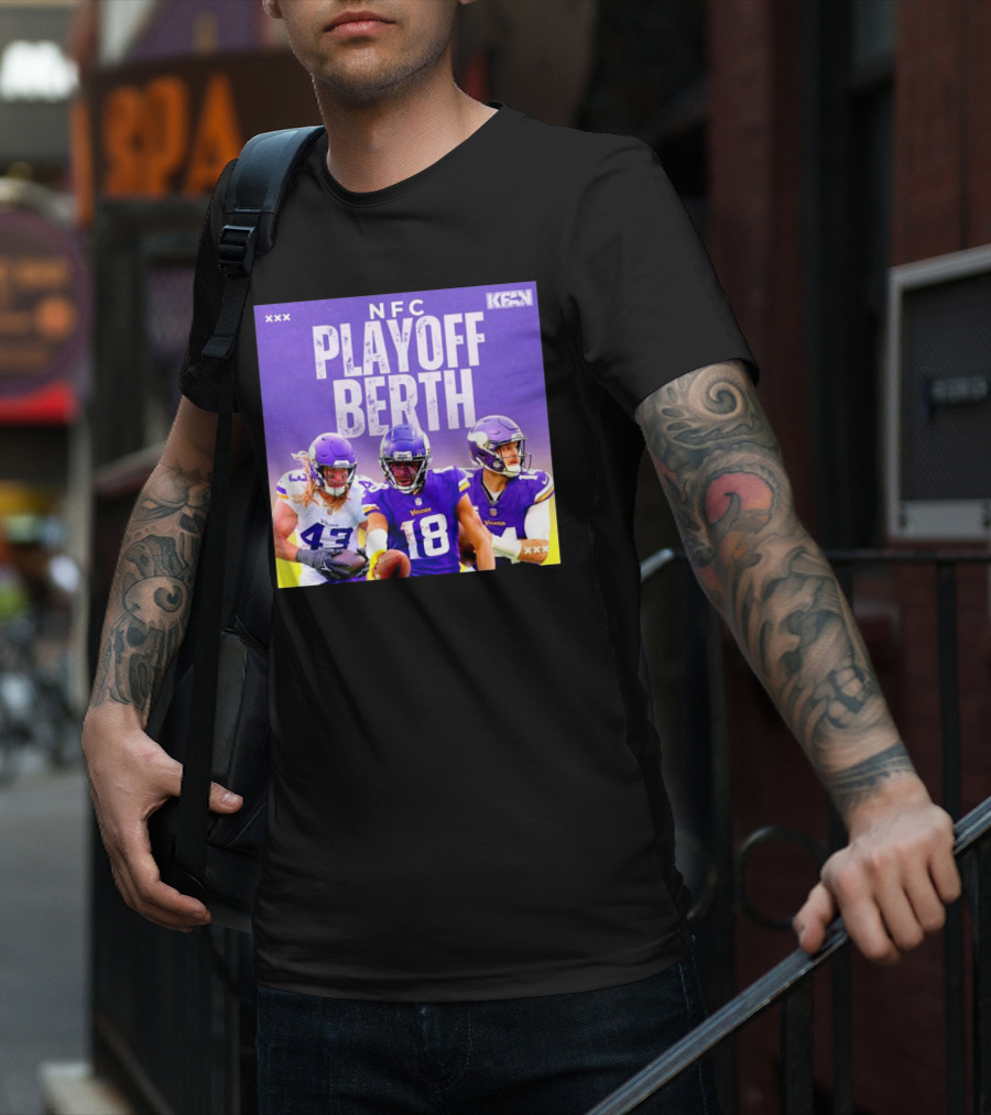 NFC Playoff Berth Minnesota Vikings KFAN T-Shirt
