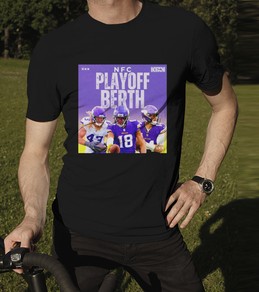 NFC Playoff Berth Minnesota Vikings KFAN T-Shirt