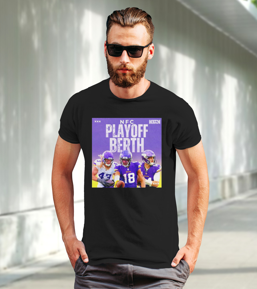 NFC Playoff Berth Minnesota Vikings KFAN T-Shirt
