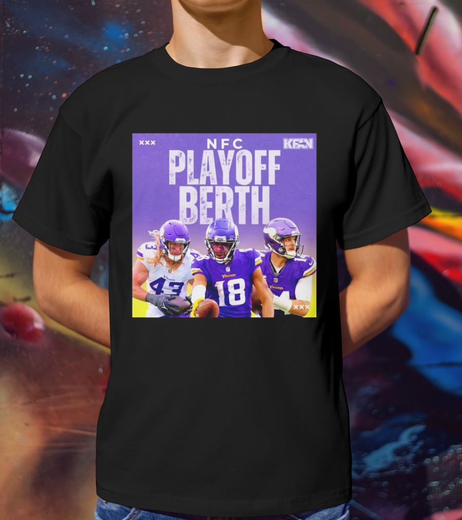 NFC Playoff Berth Minnesota Vikings KFAN T-Shirt