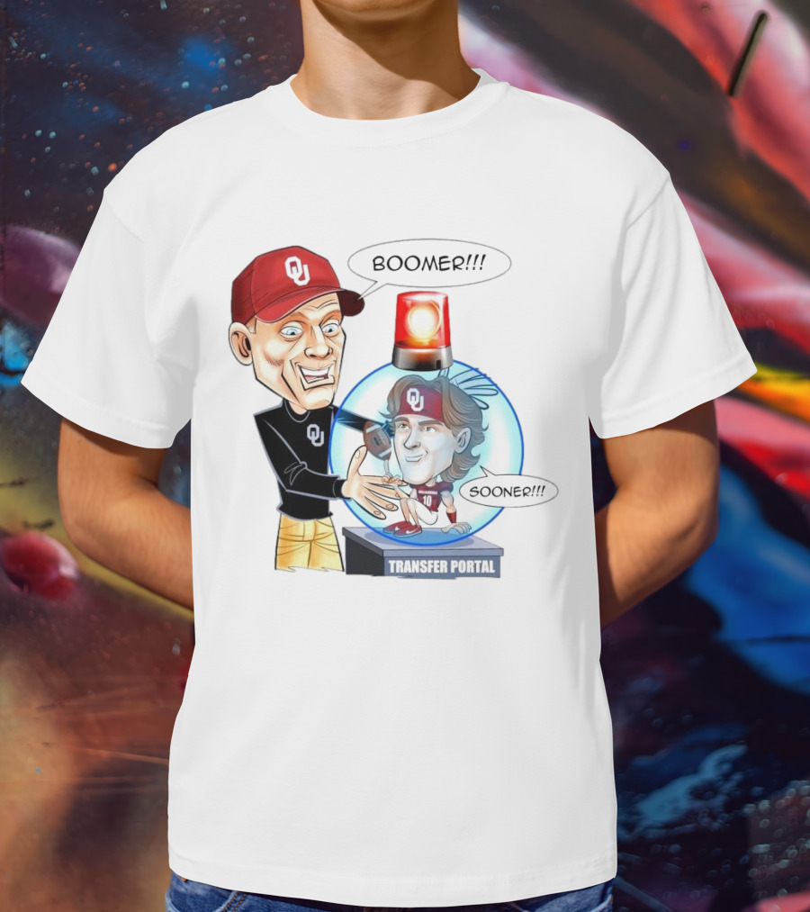 Coach Oklahoma Sooners Boomer Sooner Transfer Portal Jackson Arnold T-Shirt